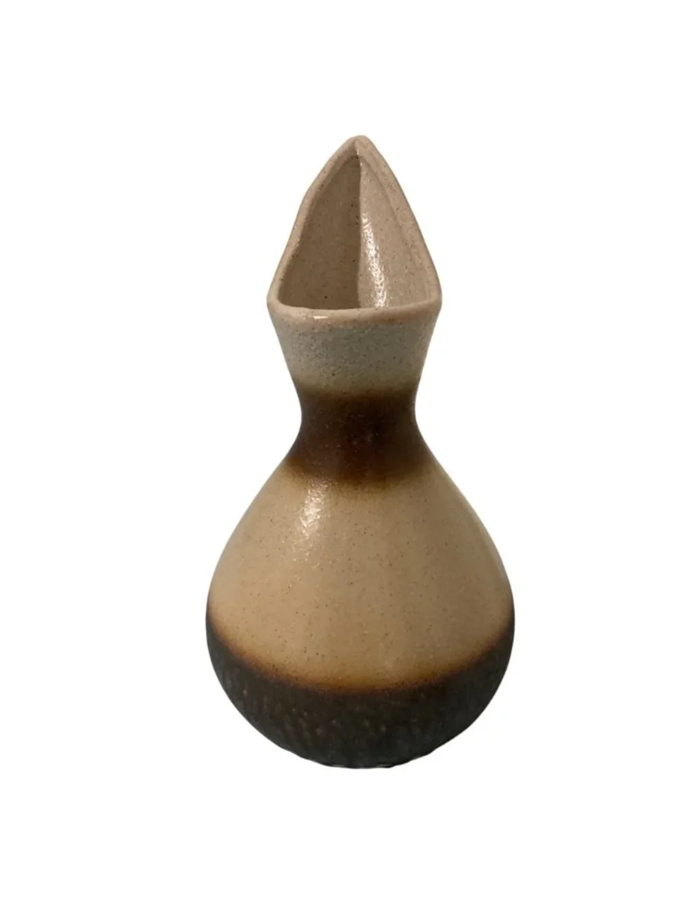 1950s Midcentury Modern Textured Pelican Vase MCM